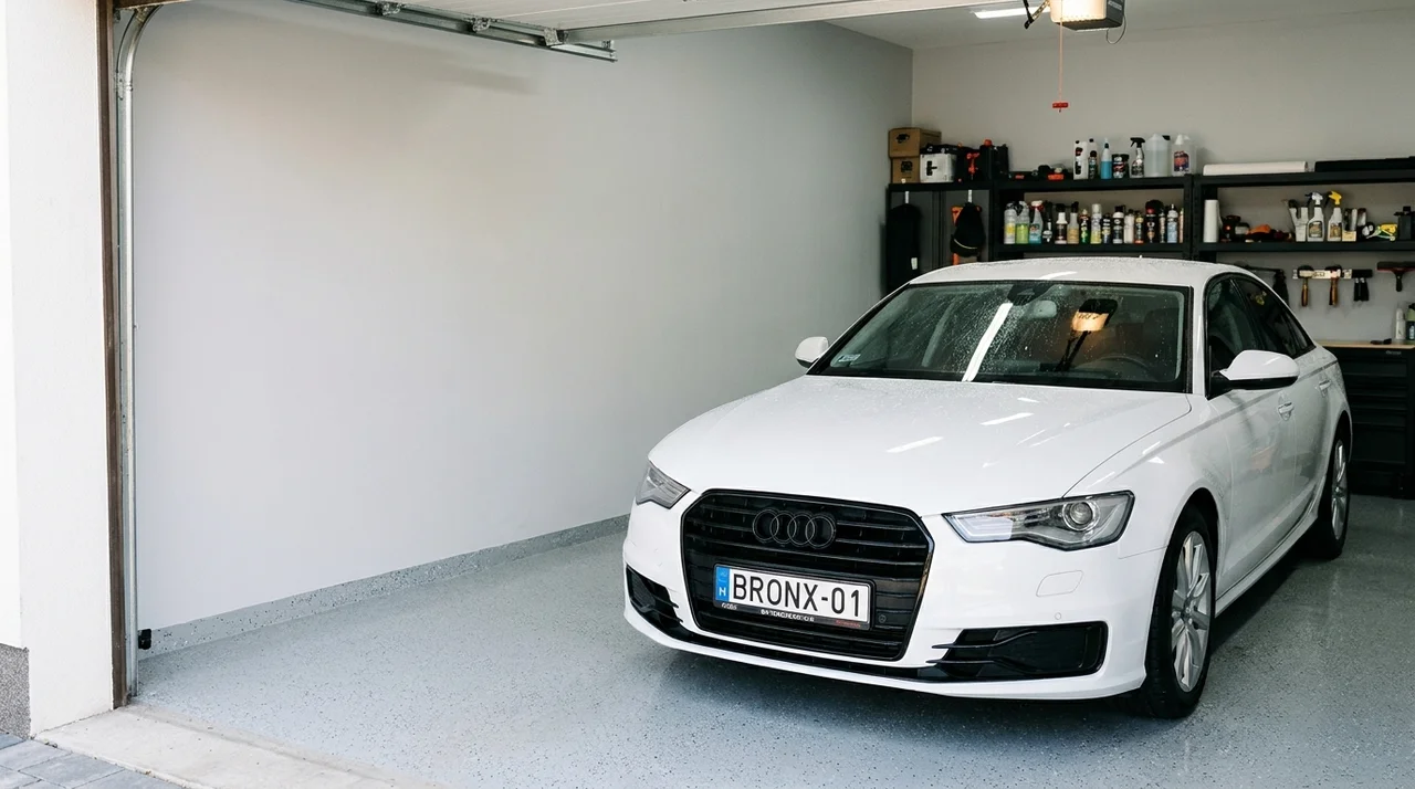 Autókozmetikai kezelésen átesett autó a Custom Garage paksi műhelyében
